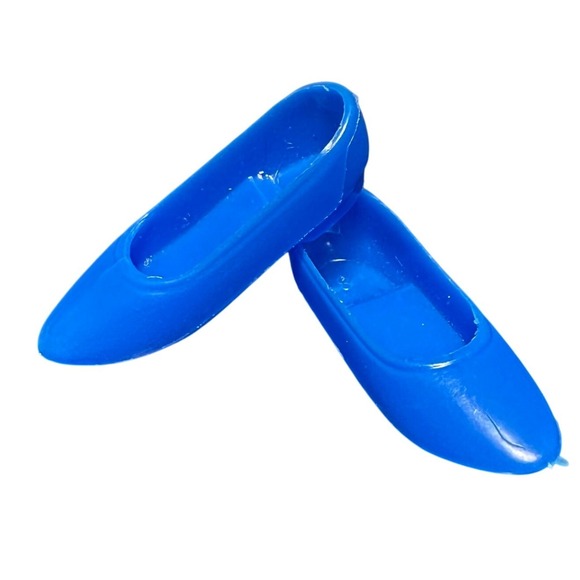 Barbie Other - Vintage Battel Barbie Skipper Flat Fashion Doll Shoes Blue‎
